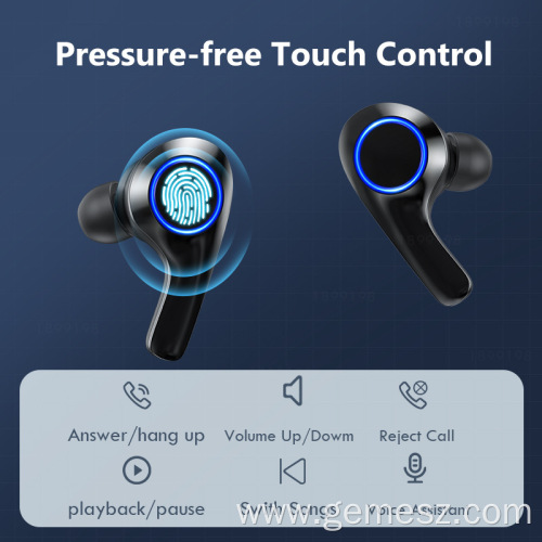 Bluetooth 5.0 Wireless Earbuds with Wireless Charging Case